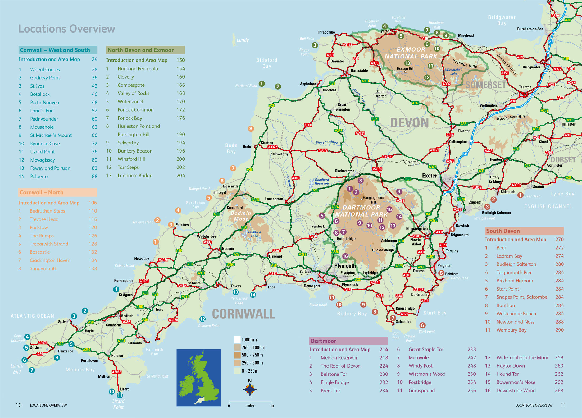 Printable Map Of Cornwall